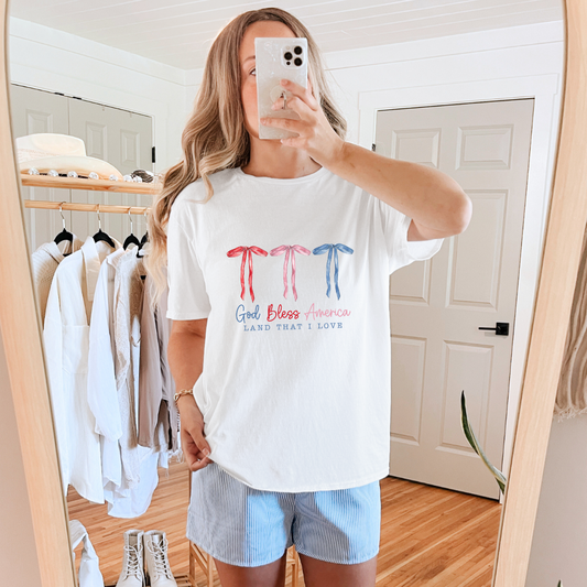 God Bless America, Land that I Love Graphic Tee (Online Exclusive)