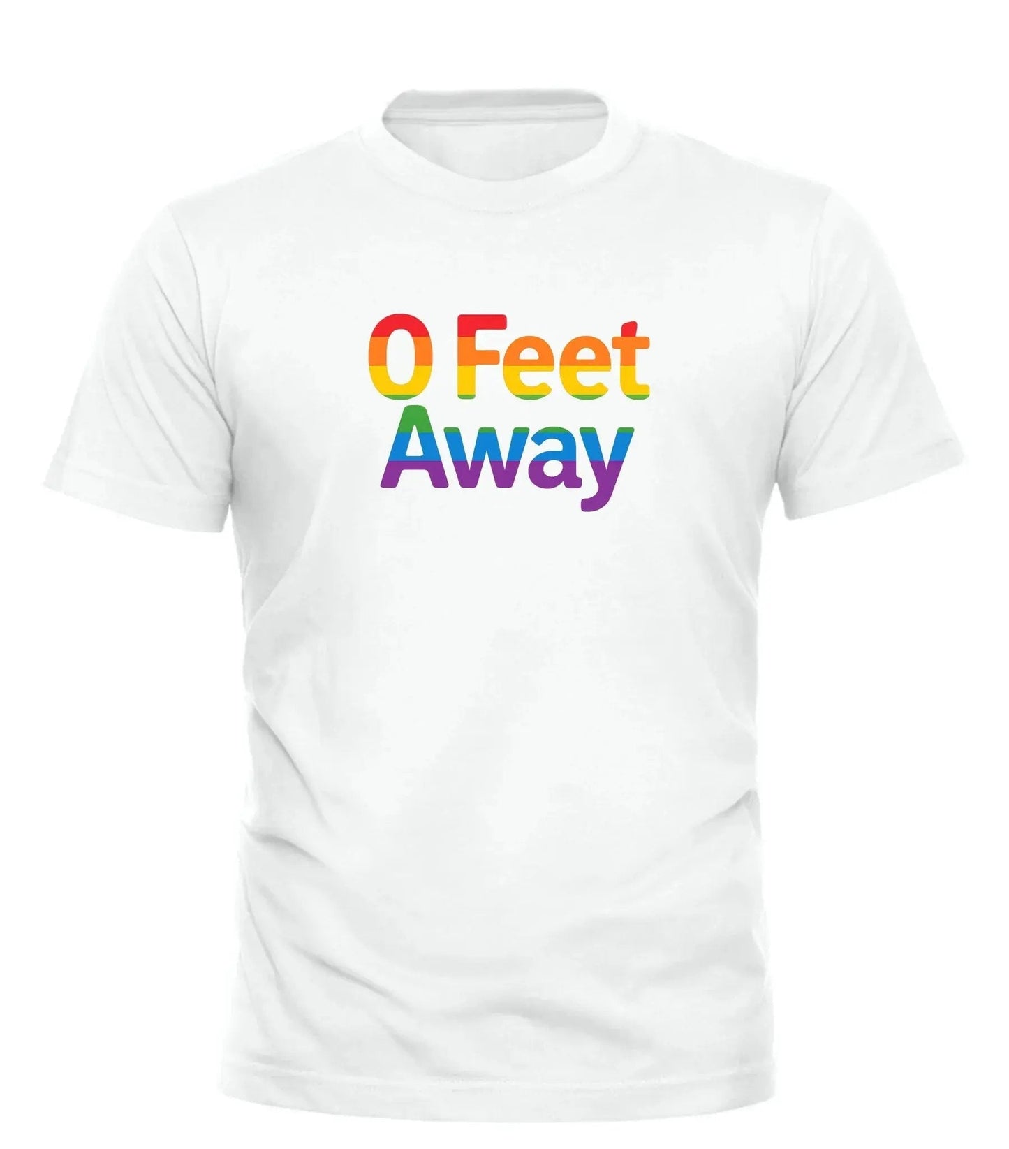 Good Trouble Fashion 0 feet away pride tee - Rainbow Pride Shirt