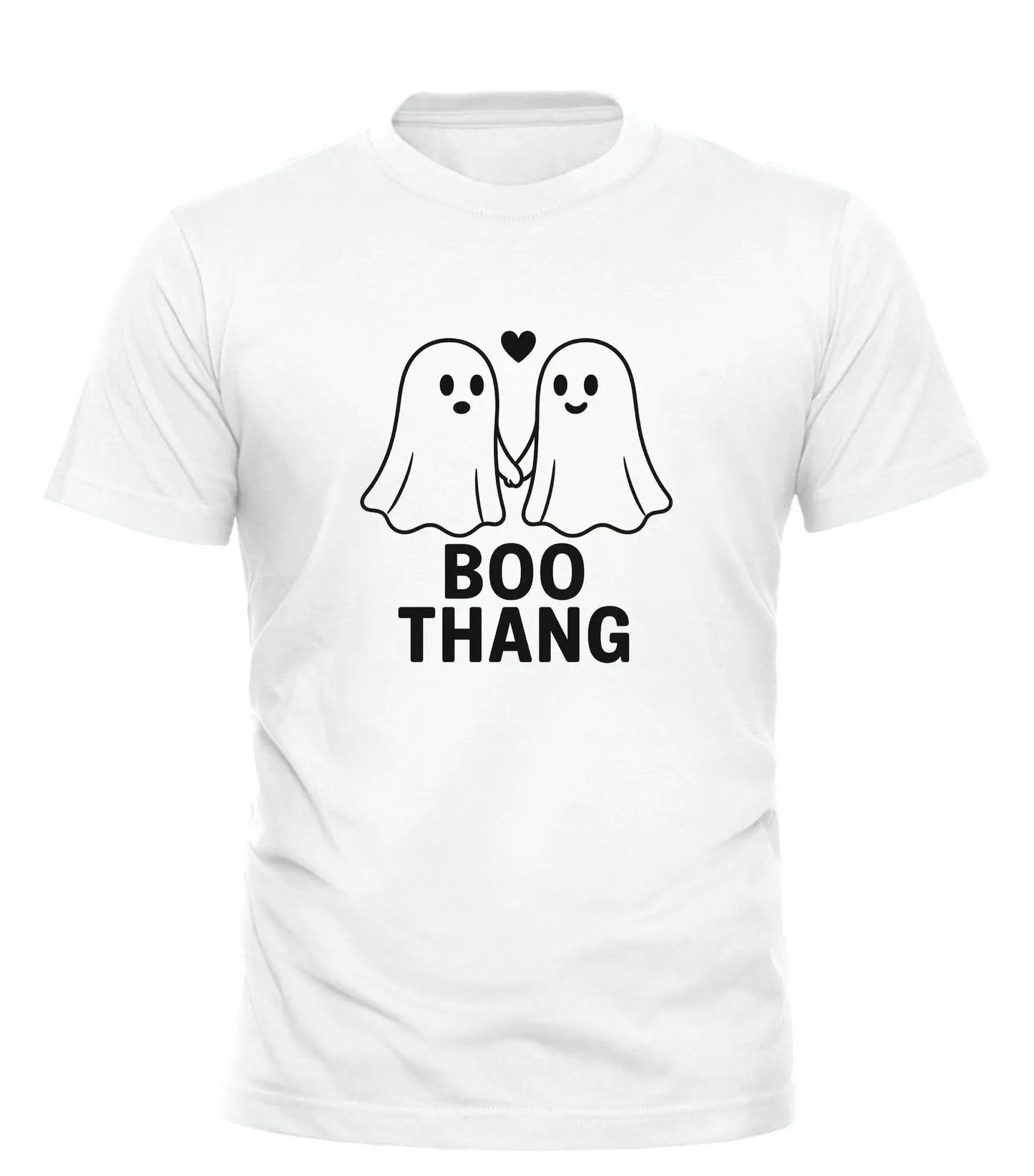 Good Trouble Fashion Boo Thang Graphic Tee with Ghosts