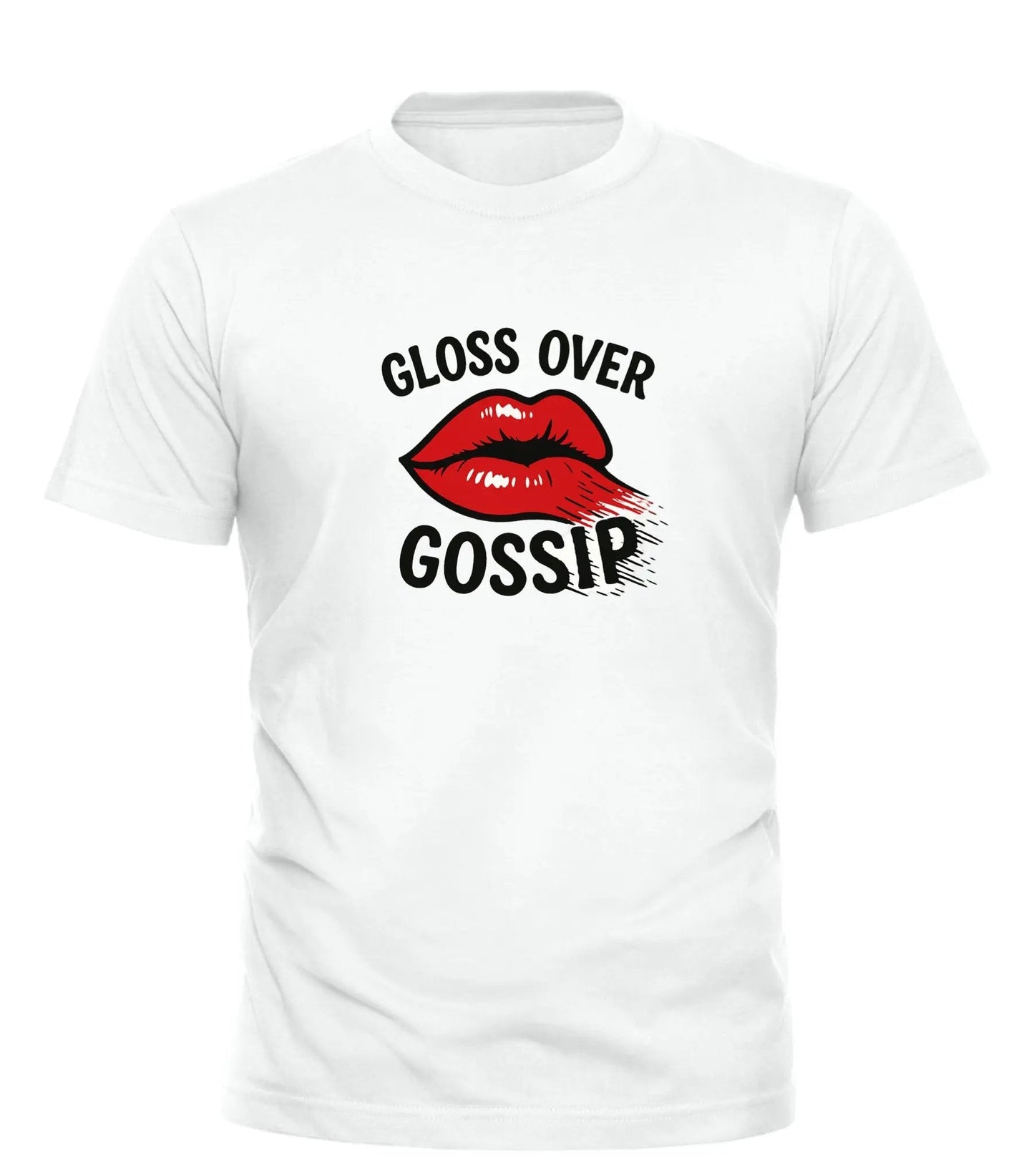 Good Trouble Fashion Gloss Over Gossip Tee - Bold Graphic Tank