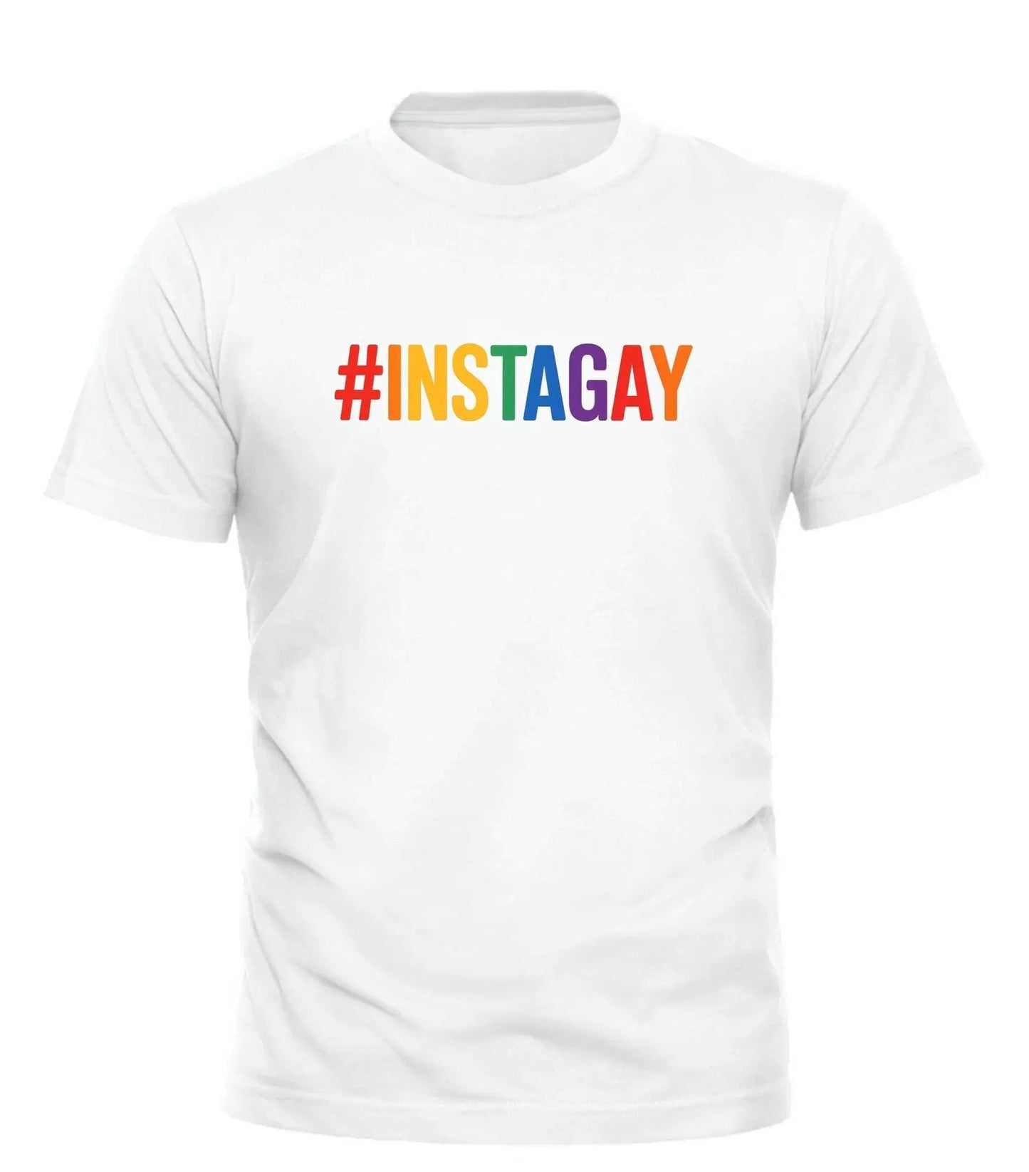 Good Trouble Fashion Instagay T-Shirt Rainbow Tee