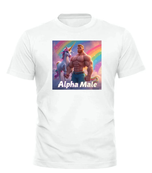 Good Trouble Garments Alpha Male Rainbow T-Shirt