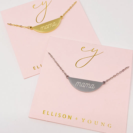 Hamilton Sphere Mama Necklace - Aaria Tees