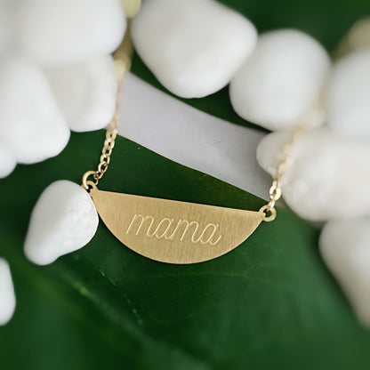 Hamilton Sphere Mama Necklace - Aaria Tees
