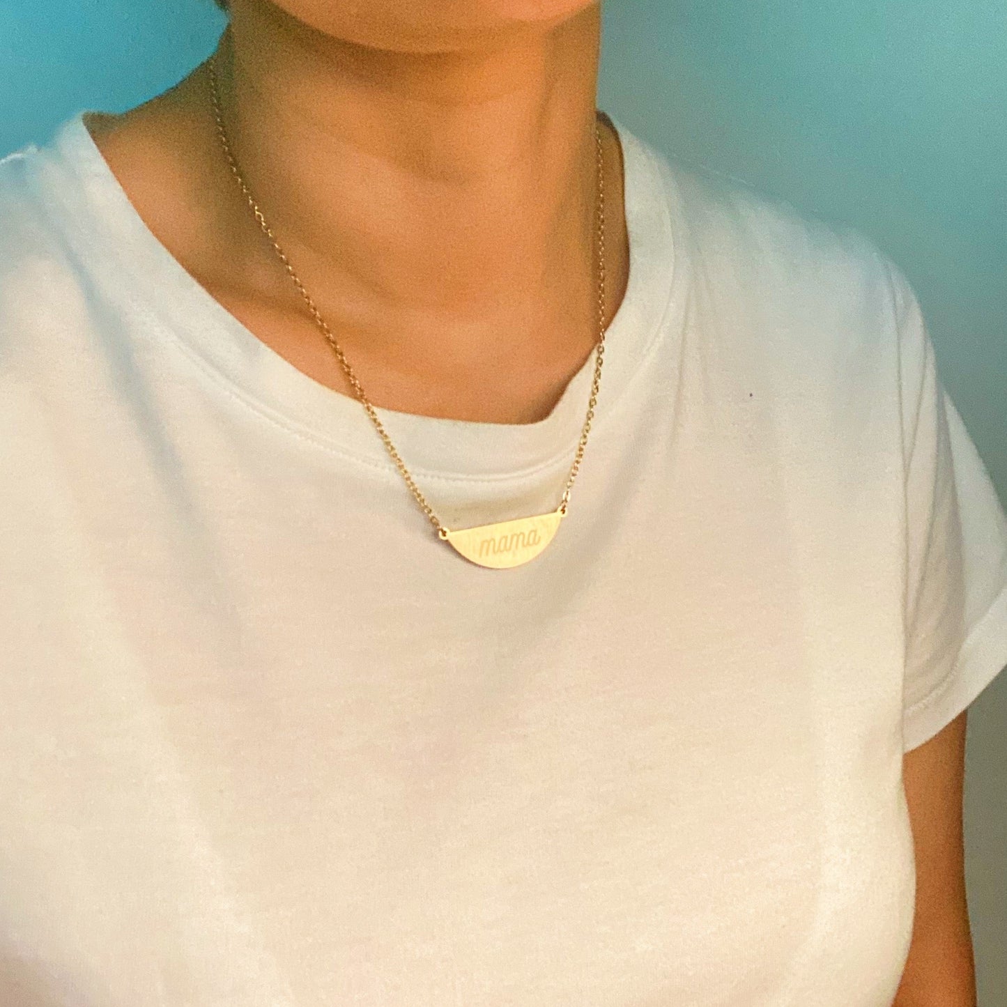 Hamilton Sphere Mama Necklace - Aaria Tees