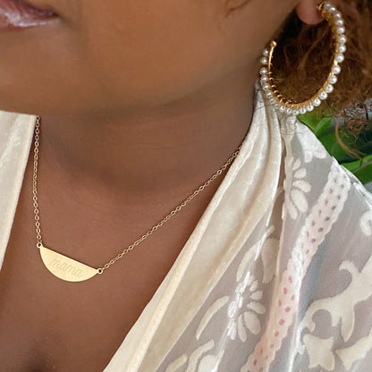 Hamilton Sphere Mama Necklace - Aaria Tees