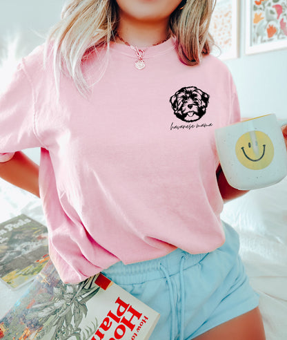 Havanese Dog Mom Comfort Colors T Shirt