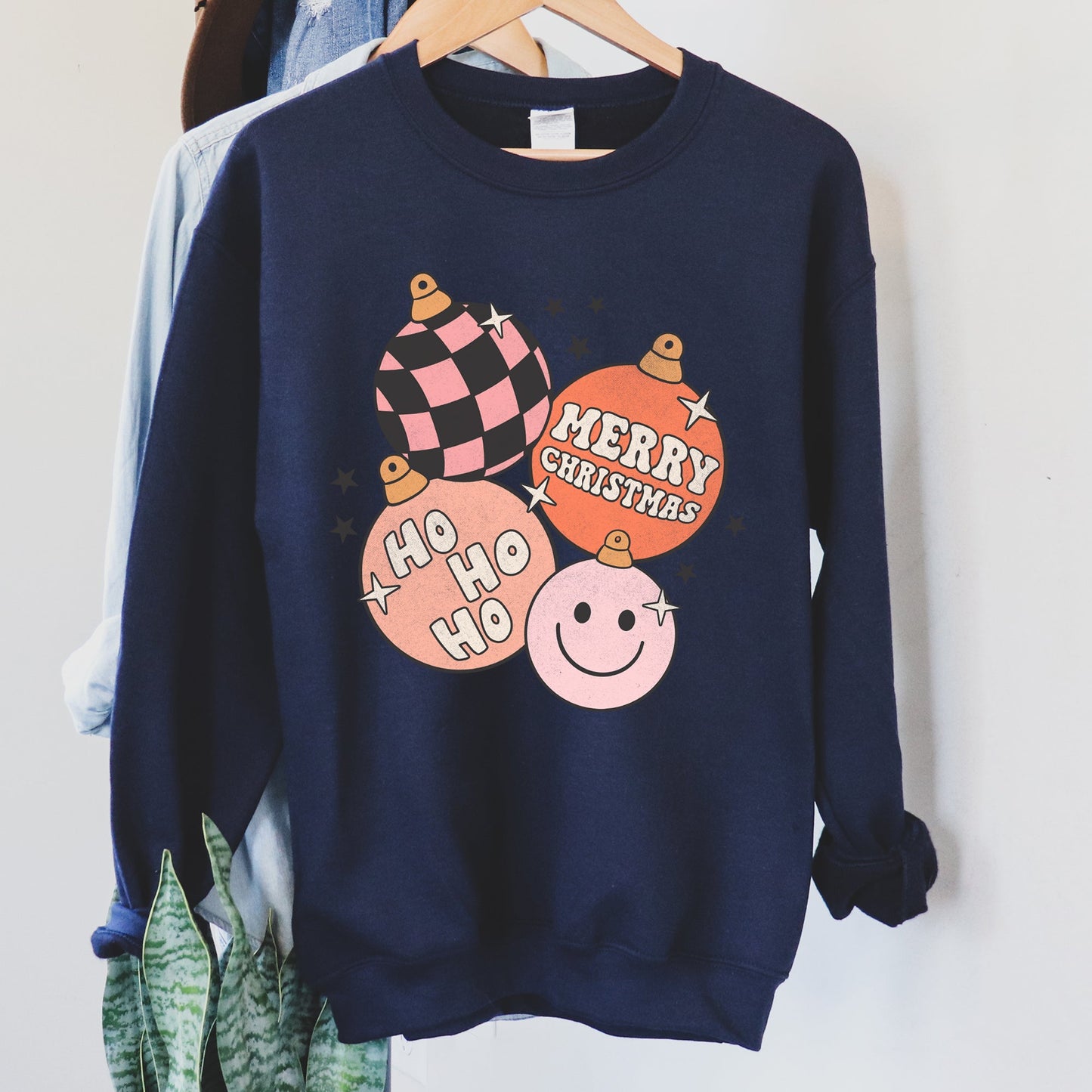 Ho Ho Ho Merry Christmas Retro Sweatshirt