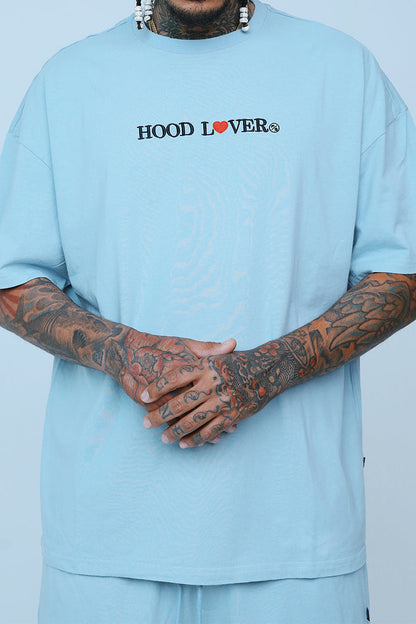 Hood Lover (Vintage Denim - Oversize Shirt) - Aaria Tees