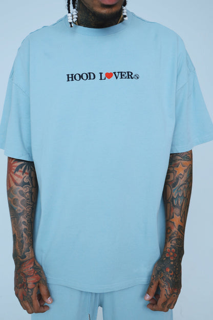 Hood Lover (Vintage Denim - Oversize Shirt) - Aaria Tees
