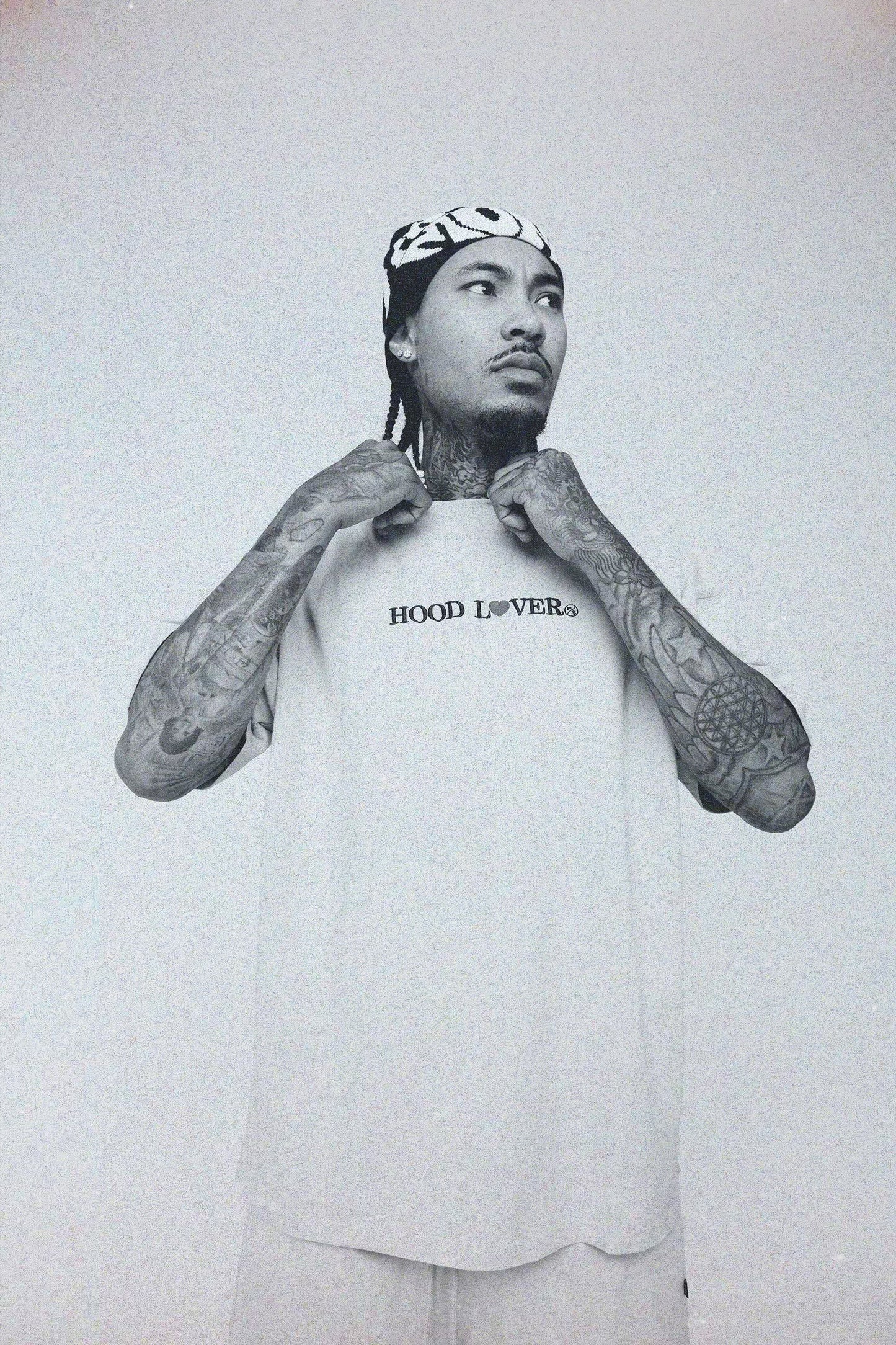 Hood Lover (Vintage Denim - Oversize Shirt) - Aaria Tees