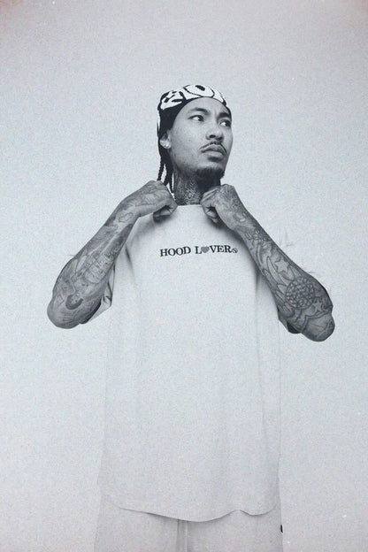 Hood Lover (Vintage Denim - Oversize Shirt) - Aaria Tees