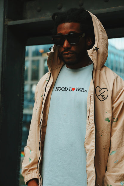 Hood Lover (Vintage Denim - Oversize Shirt) - Aaria Tees