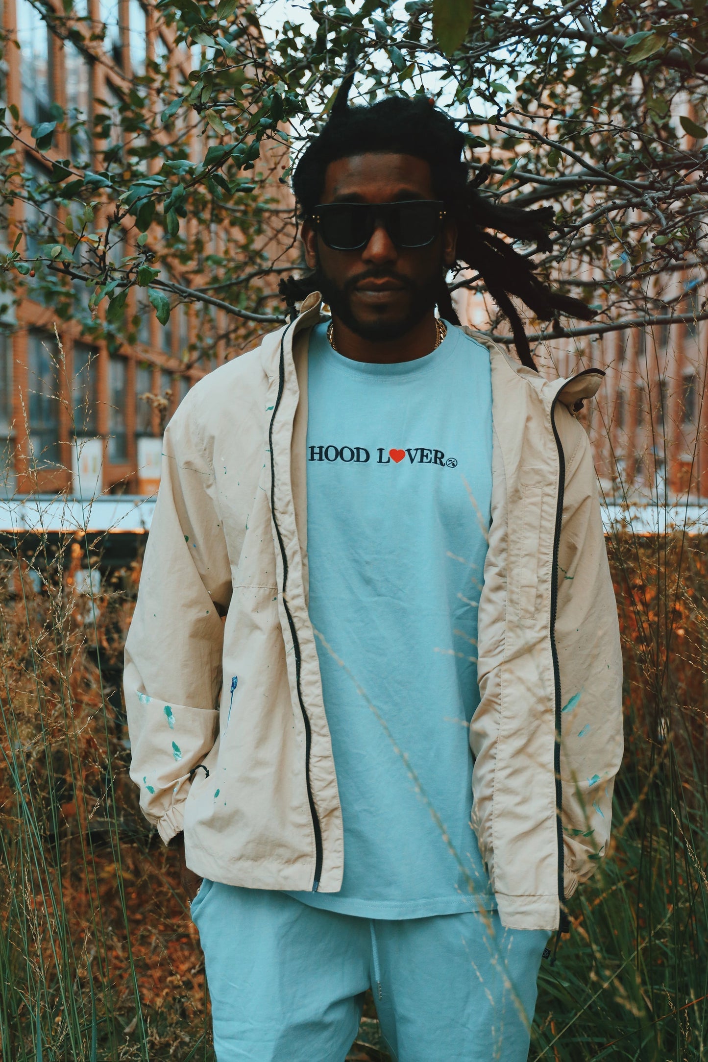 Hood Lover (Vintage Denim - Oversize Shirt) - Aaria Tees