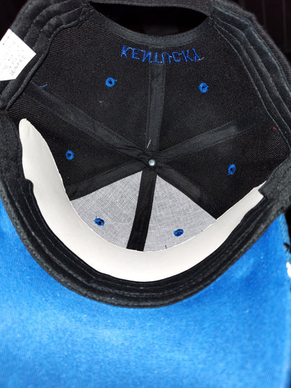 Embroidered Black Kentucky Adjustable Baseball Cap