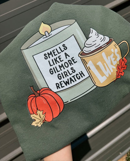 Smells like a GG rewatch tee & sweatshirt