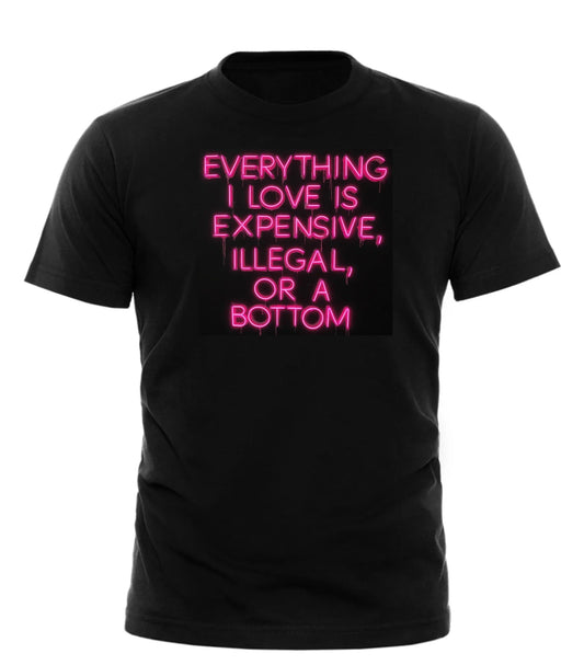 EVERYTHING I LOVE - BOTTOM T-SHIRT