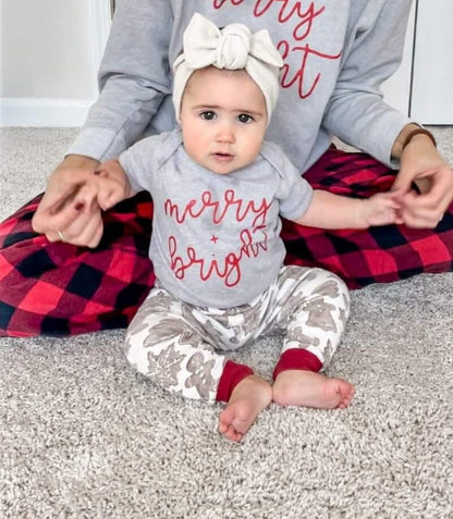 Merry and Bright Child Top
