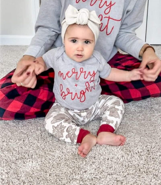 Merry and Bright Child Top