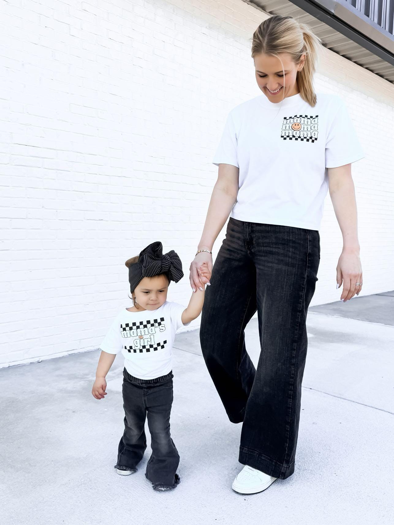 Smiley Mama and Mamas Girl Top Set