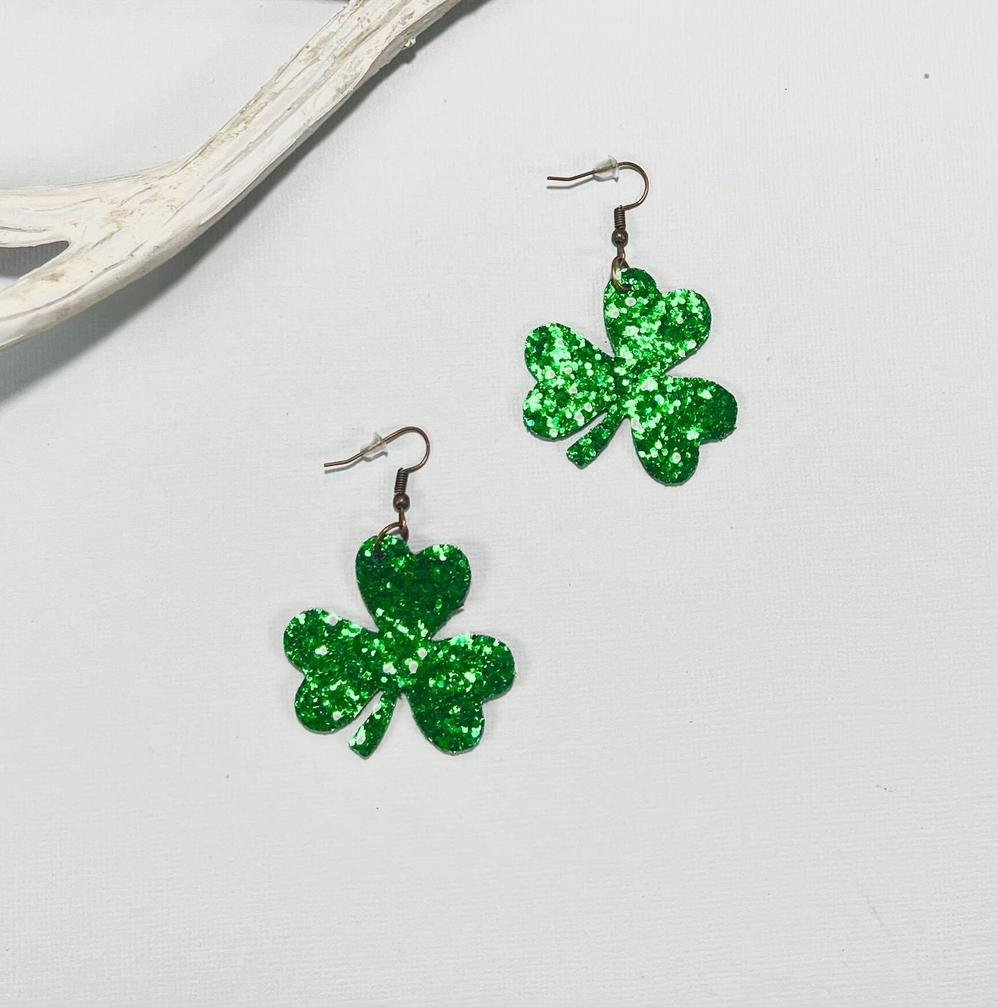 Under the rainbow saint Patrick's green earrings Aaria Tees