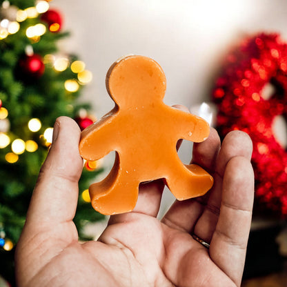 Gingerbread Man Candle