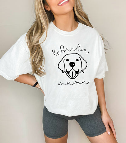 Labrador Retriever Dog Mom Comfort Colors T Shirt (Copy)