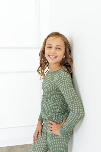 Desert Storm Plaid 2-Piece Set