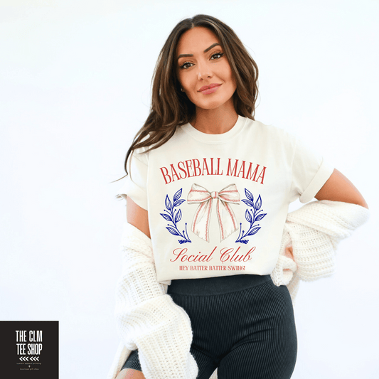 Baseball Mama Social Club Graphic Tee