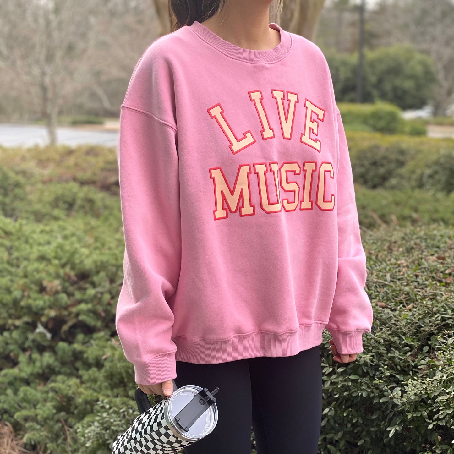 Live Music Lover Oversized Sweatshirt Ellisonyoung.com