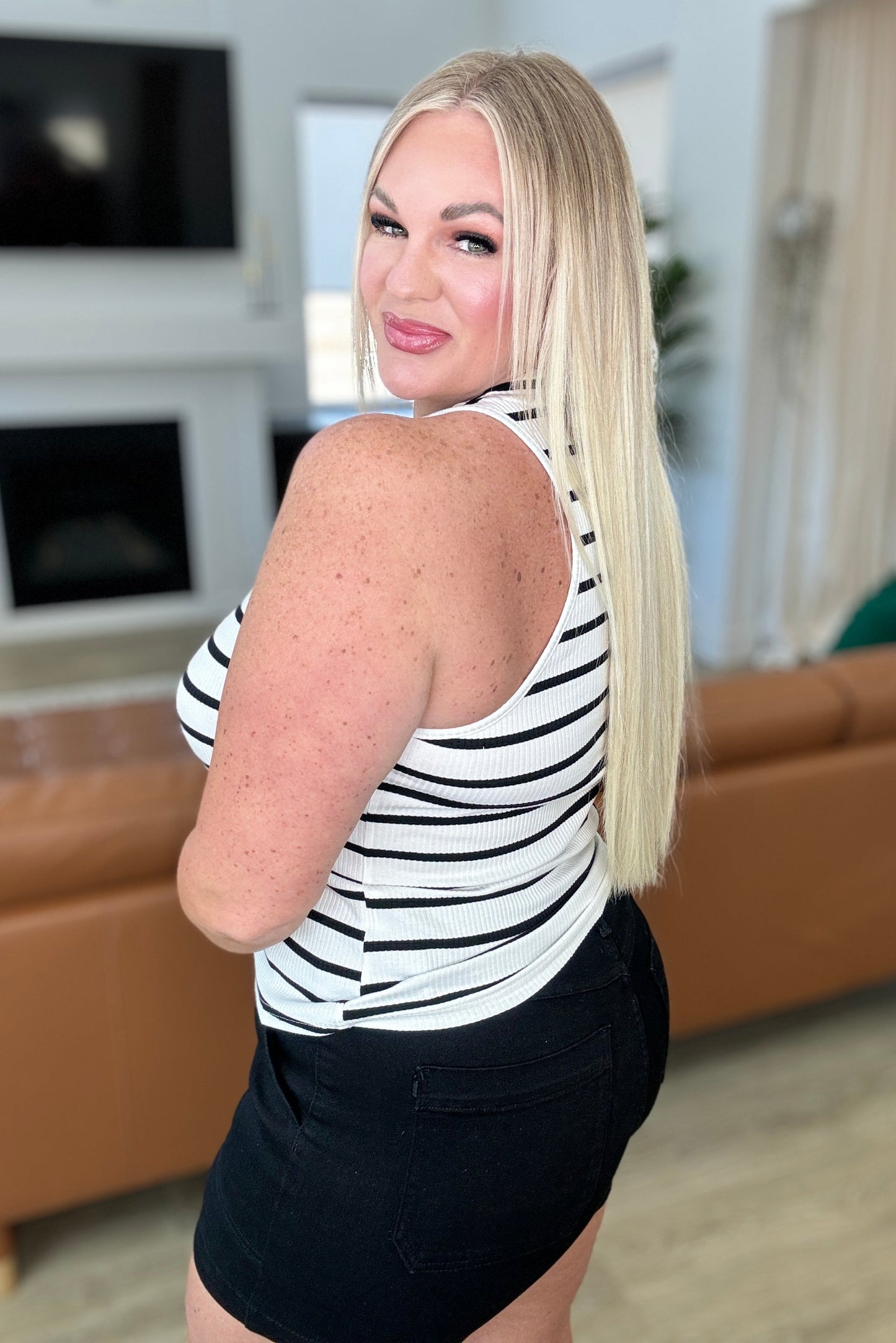 Start to Finished Ribbed Halter Tank (Online Exclusive)