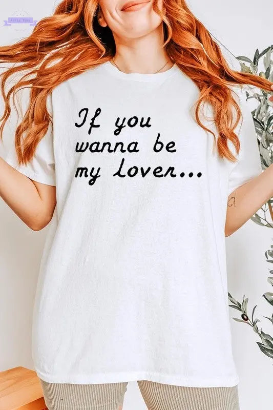 If You Wanna Be My Graphic Plus Heavy Cotton Tee Color Bear