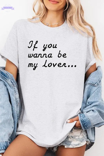 If You Wanna Be My Graphic Plus Heavy Cotton Tee Color Bear