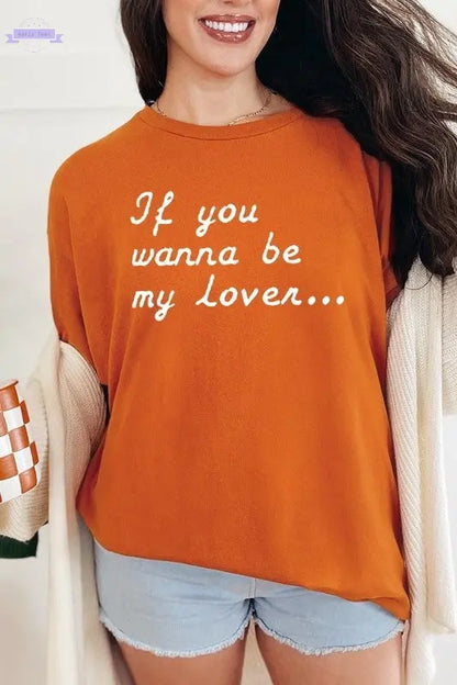 If You Wanna Be My Graphic Plus Heavy Cotton Tee Color Bear