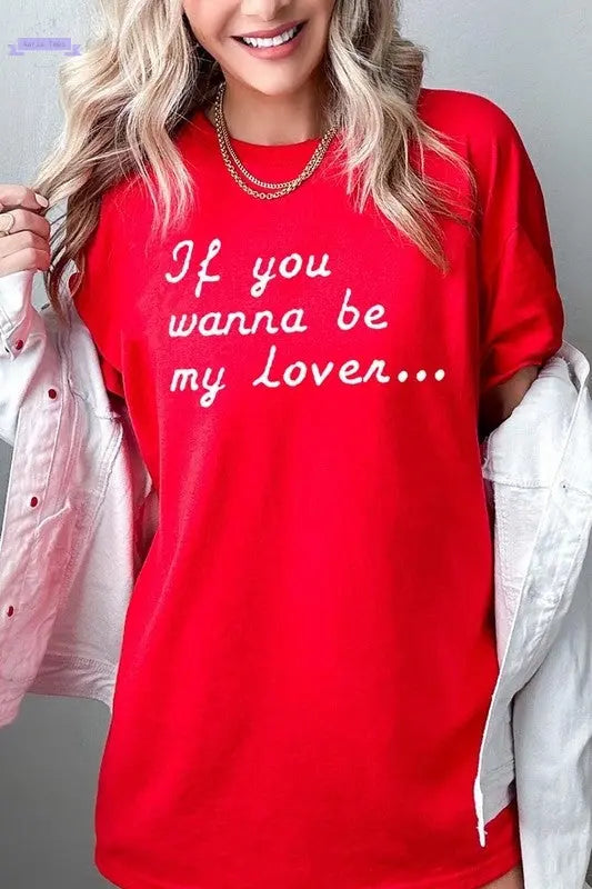 If You Wanna Be My Graphic Plus Heavy Cotton Tee Color Bear Aaria Tees