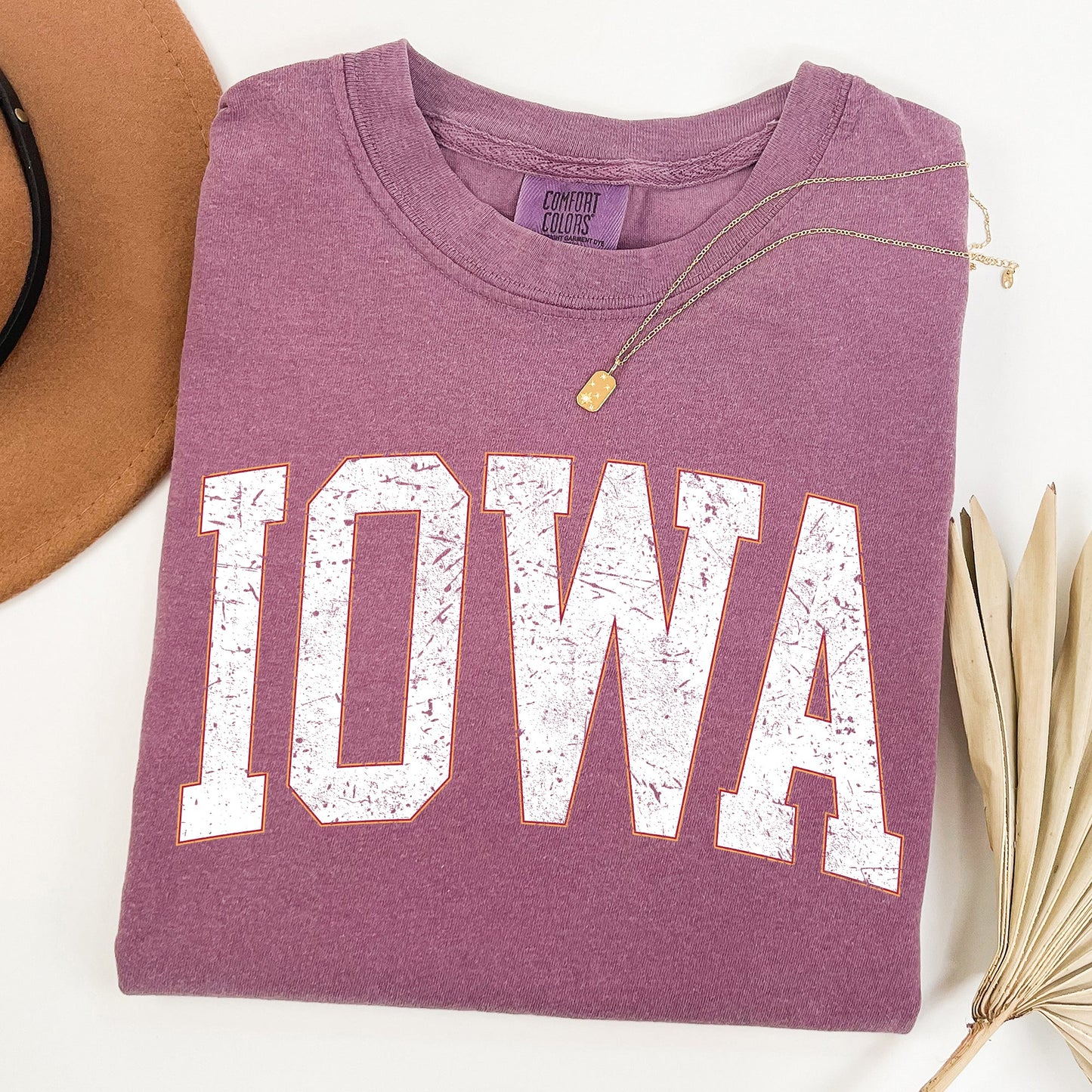 Iowa, Football, Sports, Game Day, Big Game, Touchdown, Tailgate Party, University, College, State Tshirt Comfort Colors T-Shirt