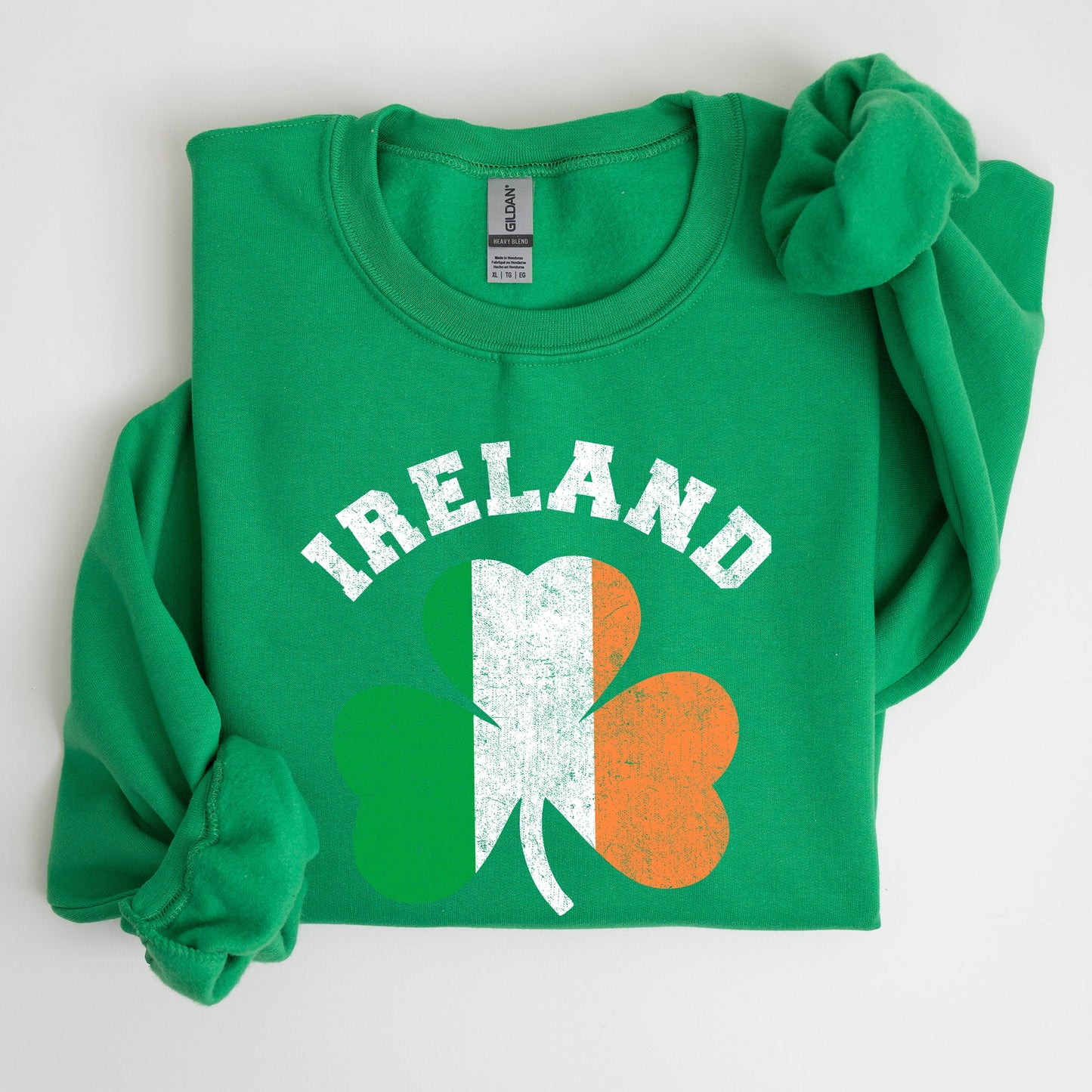 Ireland Shamrock Flag, St Patrick's Day Sweatshirt