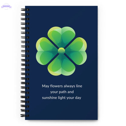 Irish Clover - Spiral notebook Inspired Botanical Design