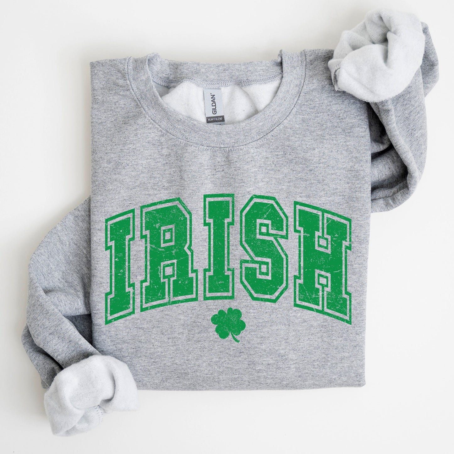 Irish, Retro Collegiate, St Patrick's Day Sweatshirt