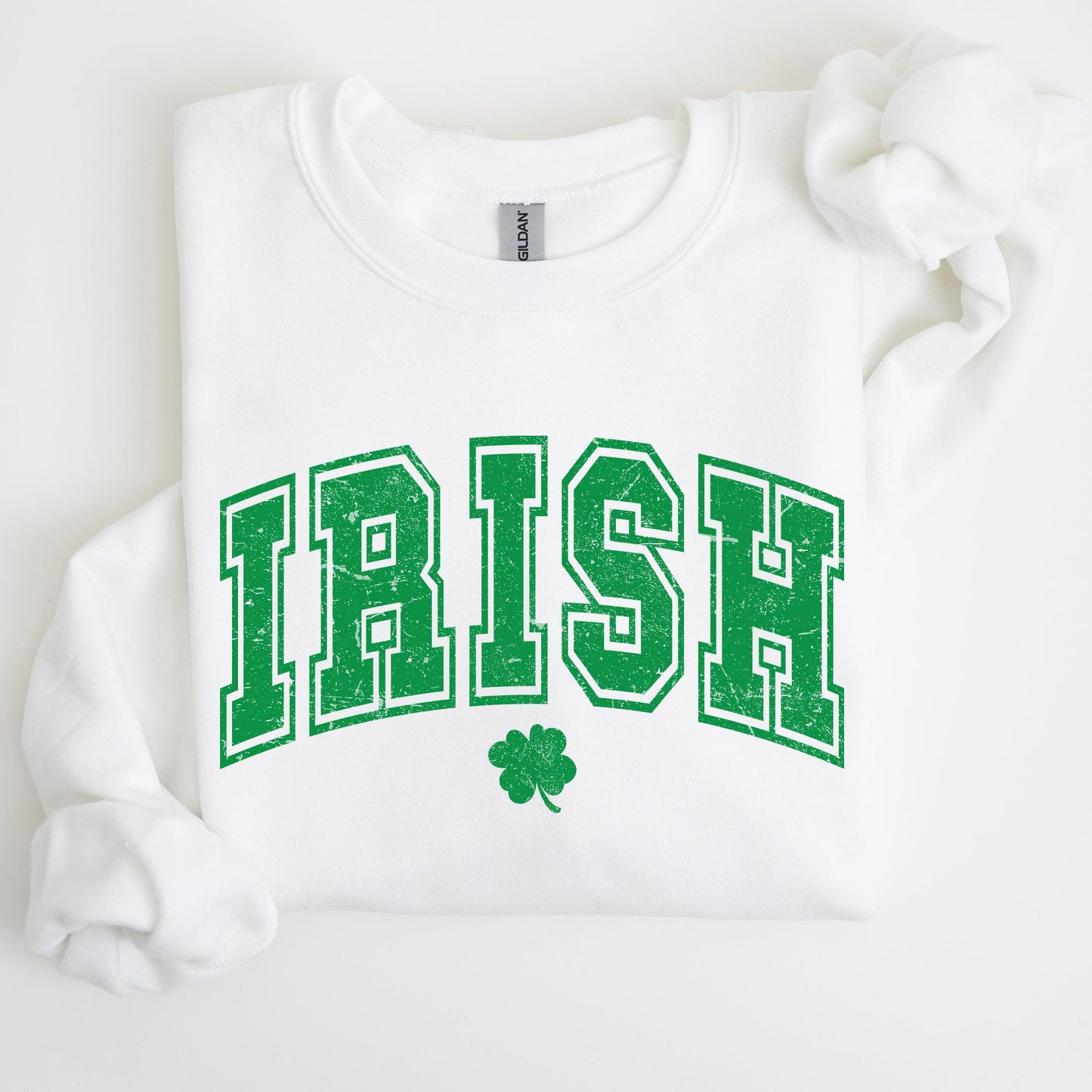 Irish, Retro Collegiate, St Patrick's Day Sweatshirt