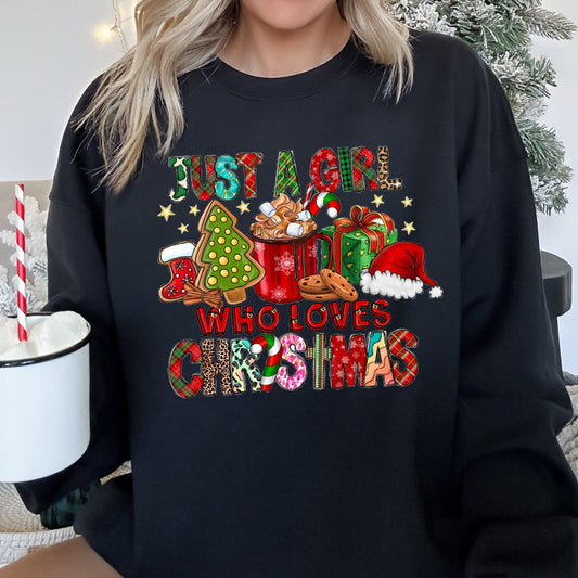 Just A Girl Who Lives Christmas Sweatshirt