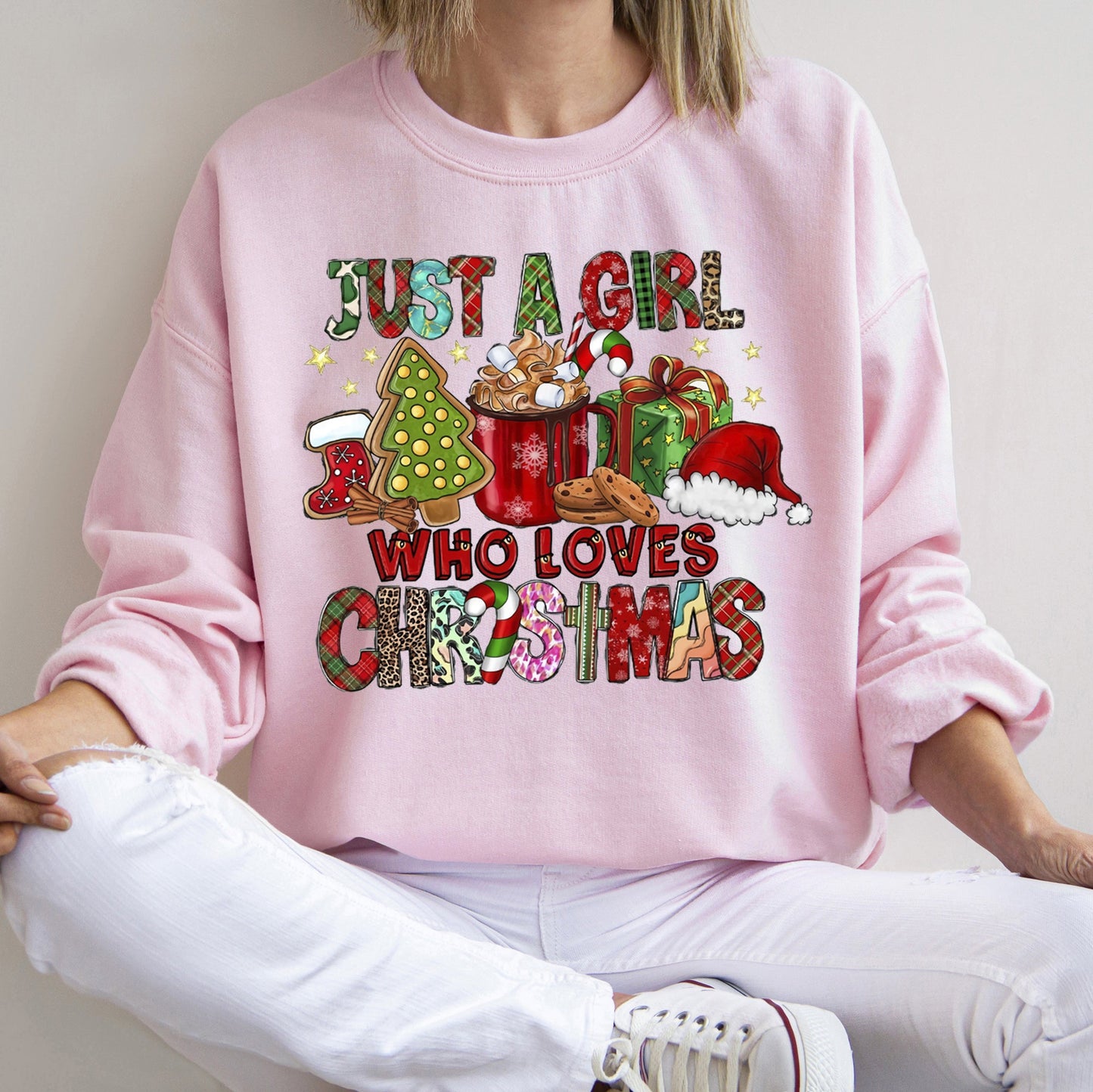 Just A Girl Who Lives Christmas Sweatshirt