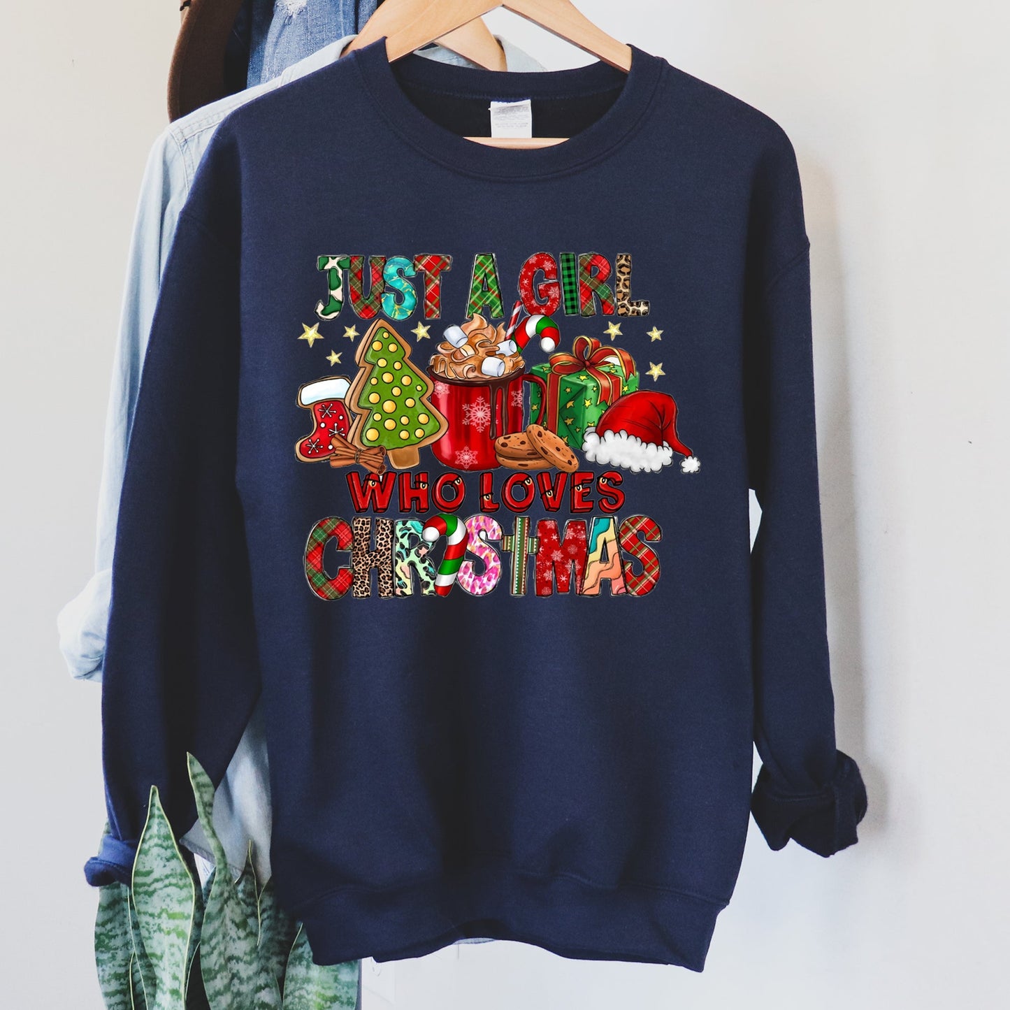 Just A Girl Who Lives Christmas Sweatshirt