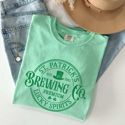 St. Patrick's Brewing, Beer, St Patrick's Day Comfort Colors Tshirt