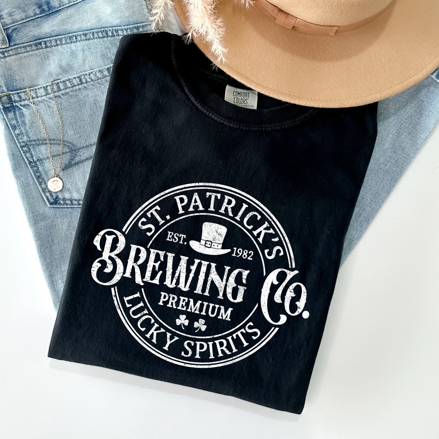 St. Patrick's Brewing, Beer, St Patrick's Day Comfort Colors Tshirt