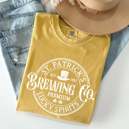 St. Patrick's Brewing, Beer, St Patrick's Day Comfort Colors Tshirt