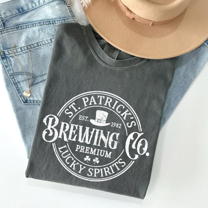 St. Patrick's Brewing, Beer, St Patrick's Day Comfort Colors Tshirt
