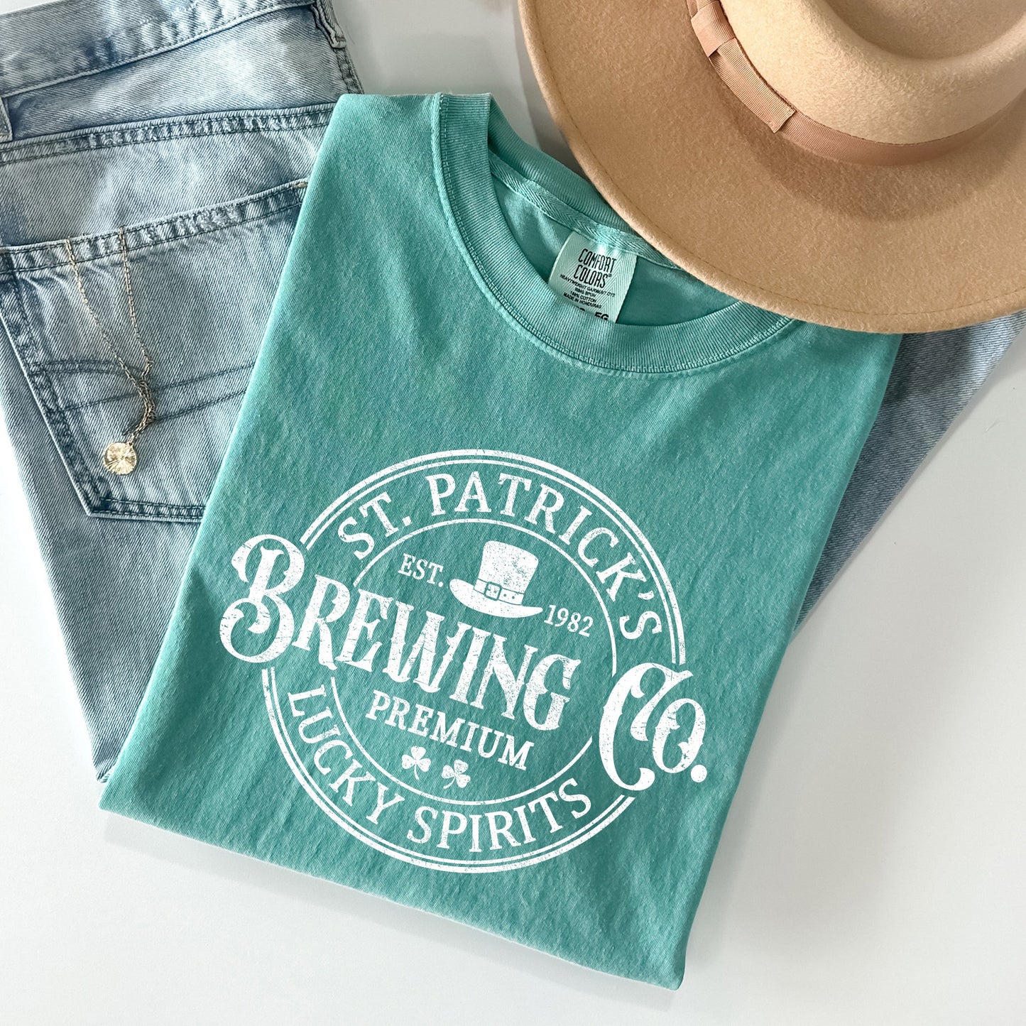 St. Patrick's Brewing, Beer, St Patrick's Day Comfort Colors Tshirt