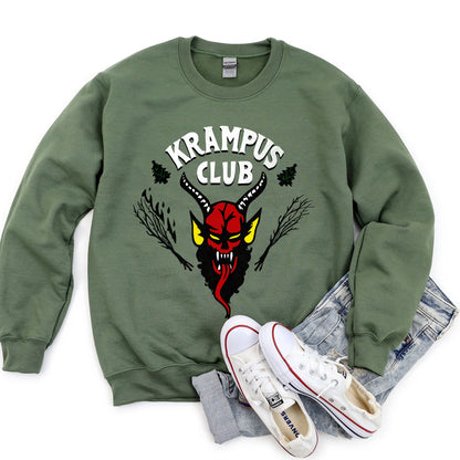 Krampus Club, Stranger, Naughty, Christmas Sweatshirt