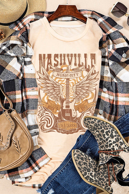 Nashville music City Graphic Tee